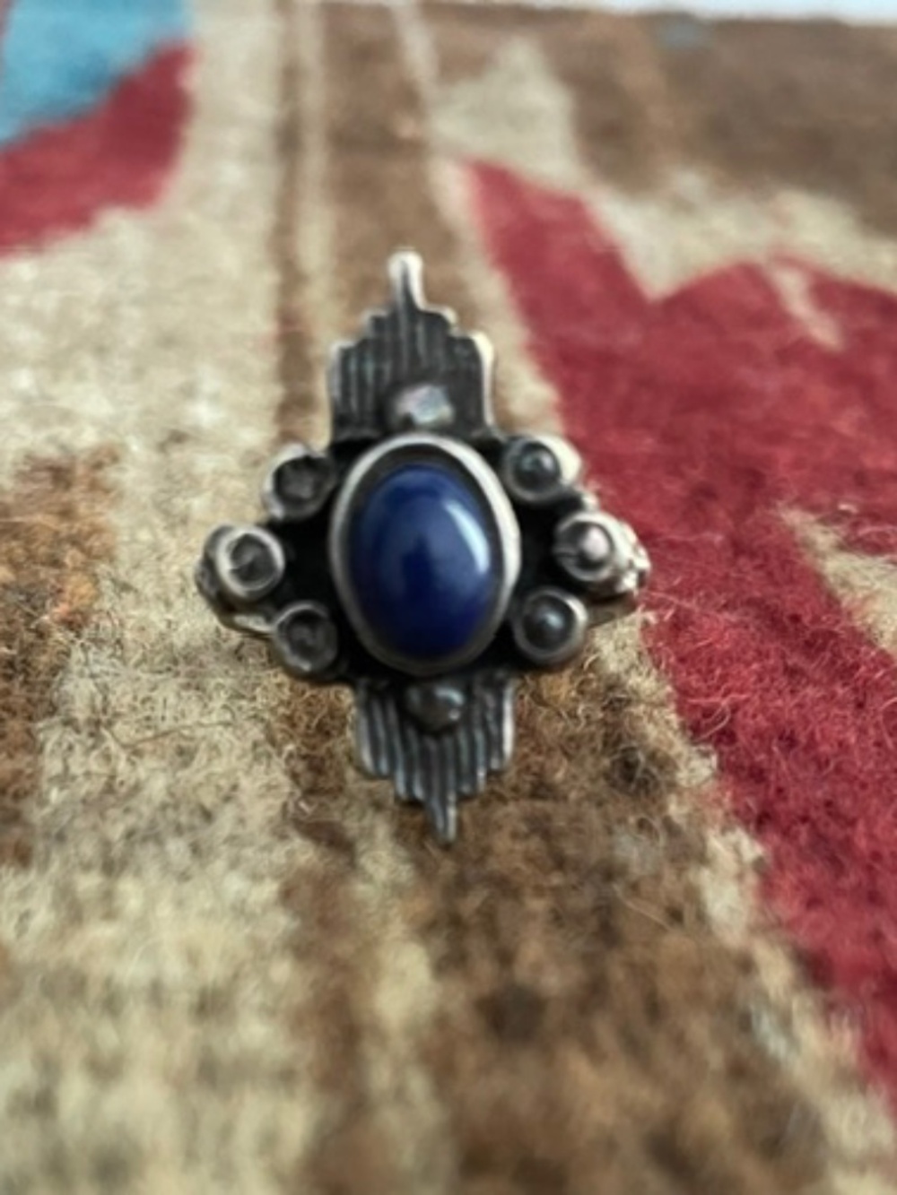 Sterling Silver and Lapis Ring